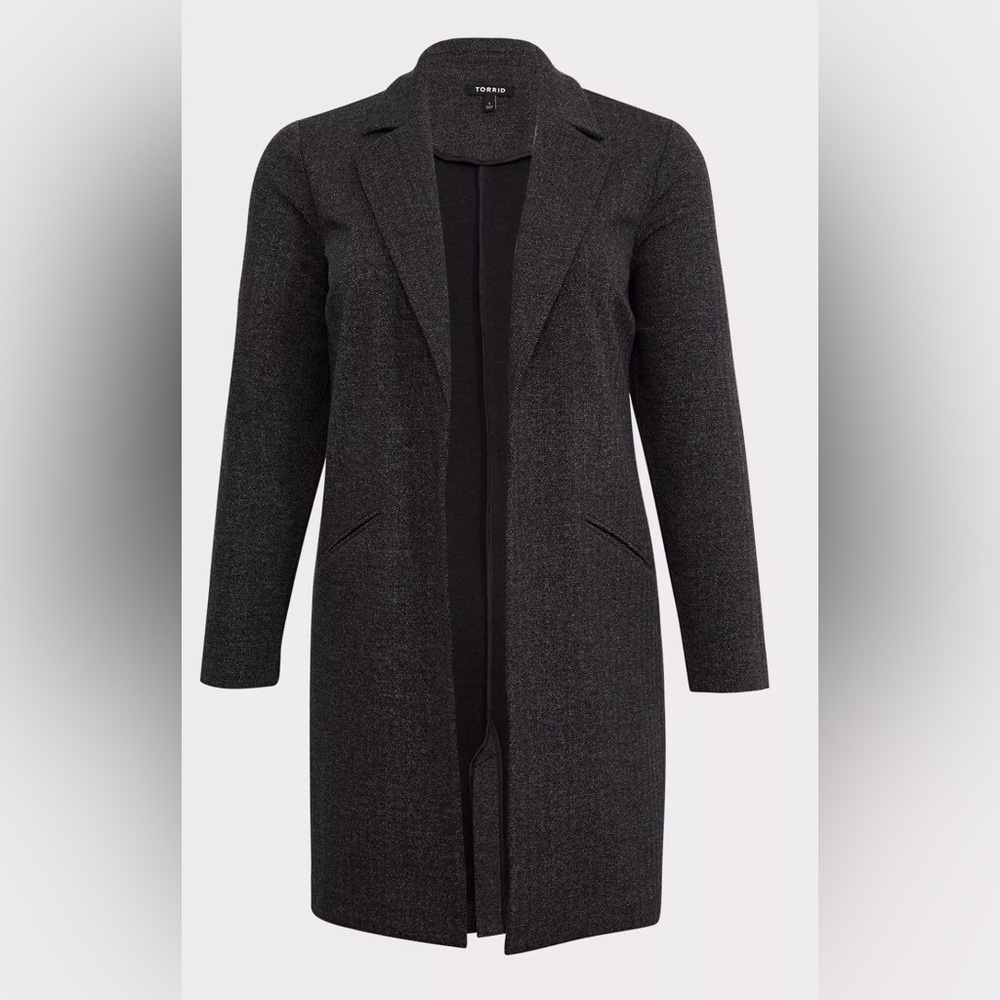 Torrid size 2x Charcoal Trench Coat